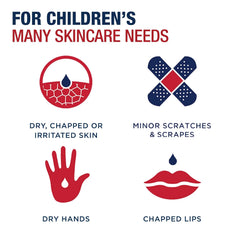 Aquaphor Children's Healing Ointment, Tube | Advanced Therapy | For Dry Cracked Skin | Multi-Purpose | 5 Oz