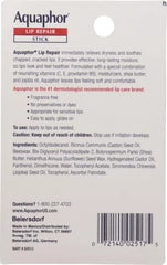 Aquaphor Lip Repair Stick, Moisturizing Lip Balm Pack, Relieves Dryness, 0.17 Oz Stick, (Pack of 4)
