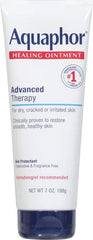 Aquaphor Healing Ointment Advanced Therapy Skin Protectant, Dry Skin Body Moisturizer, 7 Oz Tube (Pack of 12)