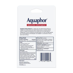Aquaphor Healing Ointment Advanced Therapy Skin Protectant, Travel Size Body Moisturizer for Dry Skin, Minor Cuts and Burns, Dry Cuticles, Cracked Heels, Hands and Lips, 0.35 Oz Tube (2 x Pack of 2)