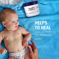 Aquaphor Baby Healing Ointment (14 Oz) + 3-in-1 Diaper Rash Cream (3.5 Oz), Hypoallergenic and Fragrance Free Skin Care Set for Babies