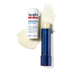 Aquaphor Lip Repair Stick with Jojoba Oil and Shea Butter, Moisturizing Lip Balms, Fragrance Free and Paraben Free, Immediately Relieves Dryness, 0.17 Oz Stick (Pack of 48)
