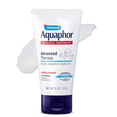 Aquaphor Children's Advanced Therapy Healing Ointment, 41% Petrolatum Skin Protectant, Minor Wound Care, Chapped or Cracked Skin and Lips, 5 Oz Tube